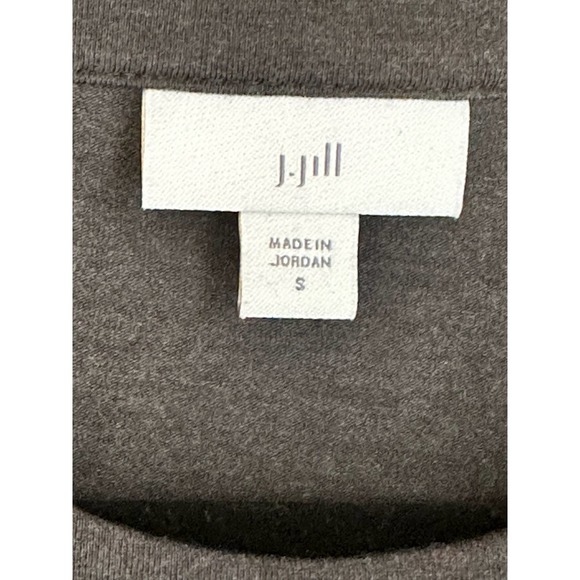 J. Jill Gray Metallic Tunic Top Sz. Small - Picture 3 of 10